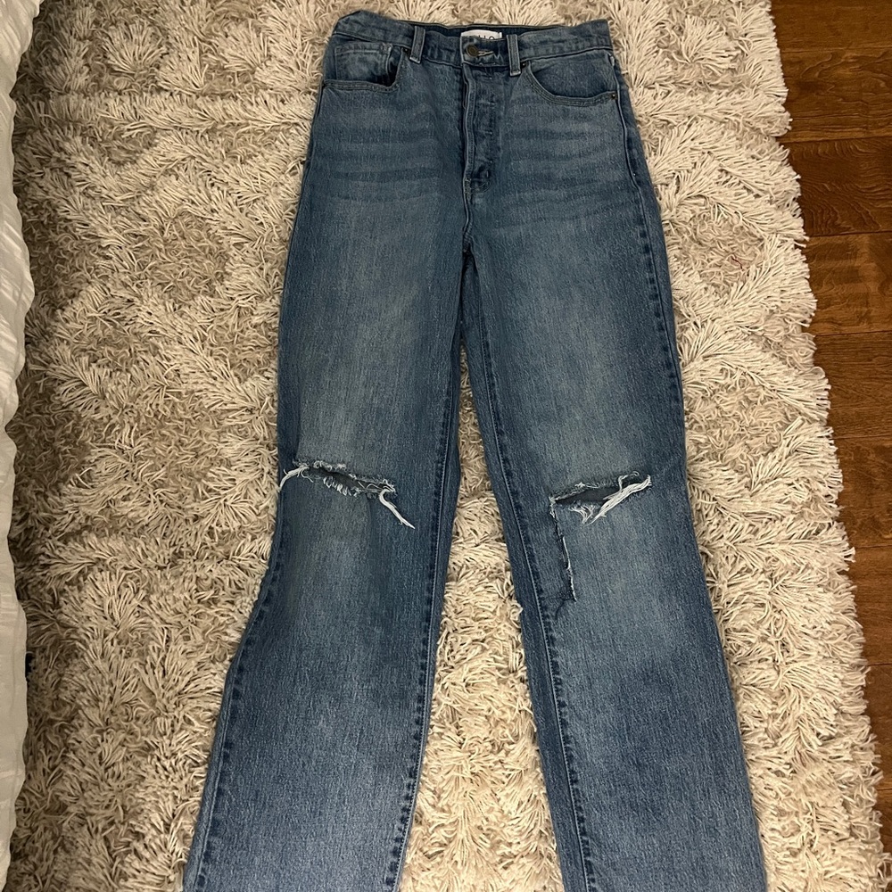 Cello Women's Blue Straight Leg Jeans